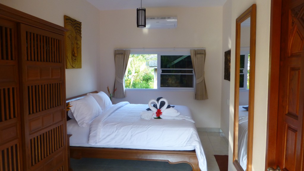 The interior of a 2-bedroom bungalow